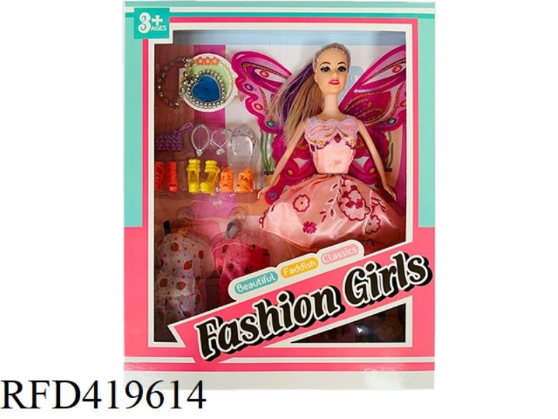 HIGH-END BOXED 11.5-INCH SOLID LIVING HAND FASHION BARBIE WITH ACCESSORIES