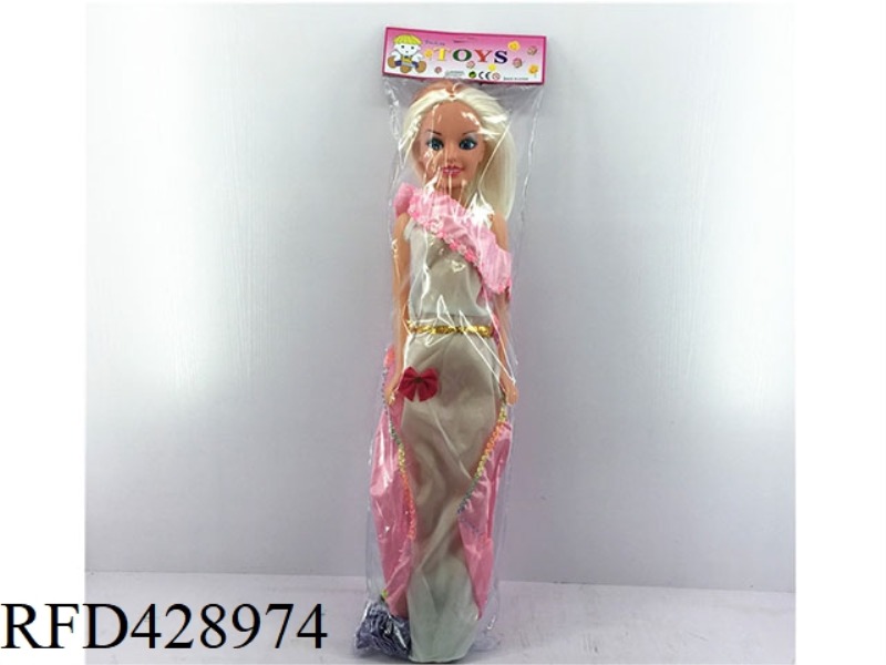 32 INCH BARBIE WITH IC WITH CLOTHES AND ACCESSORIES