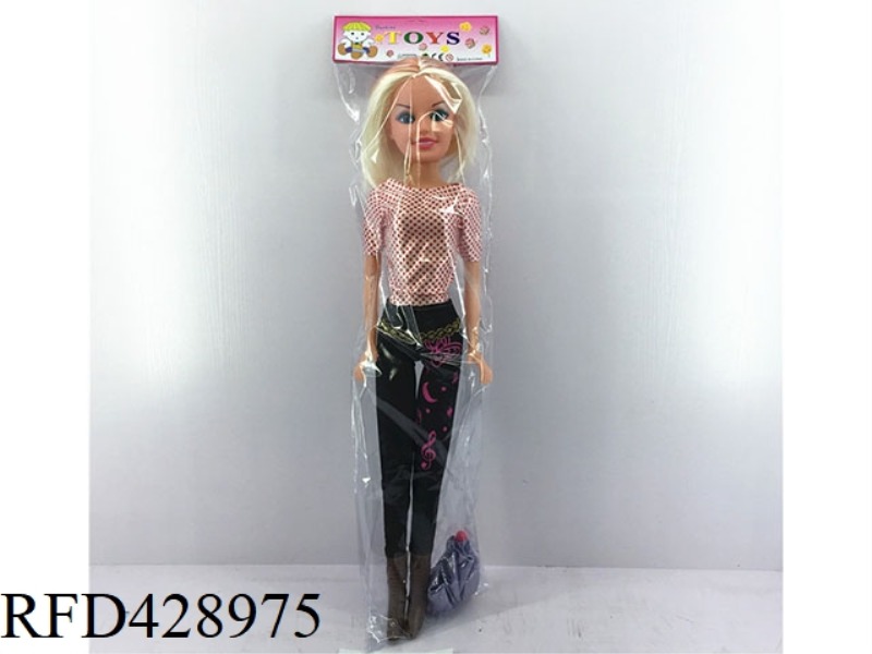32 INCH BARBIE WITH IC WITH CLOTHES AND ACCESSORIES