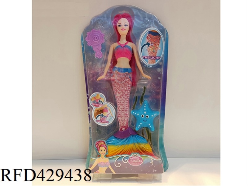 11 INCH MERMAID WITH LIGHTS