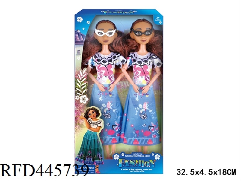 11.5-INCH REAL DOUBLE MAGIC FULL HOUSE DOLL