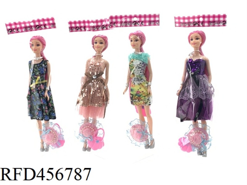 11 INCH FASHION DRESS SMALL SKIRT BARBIE WITH ACCESSORIES
