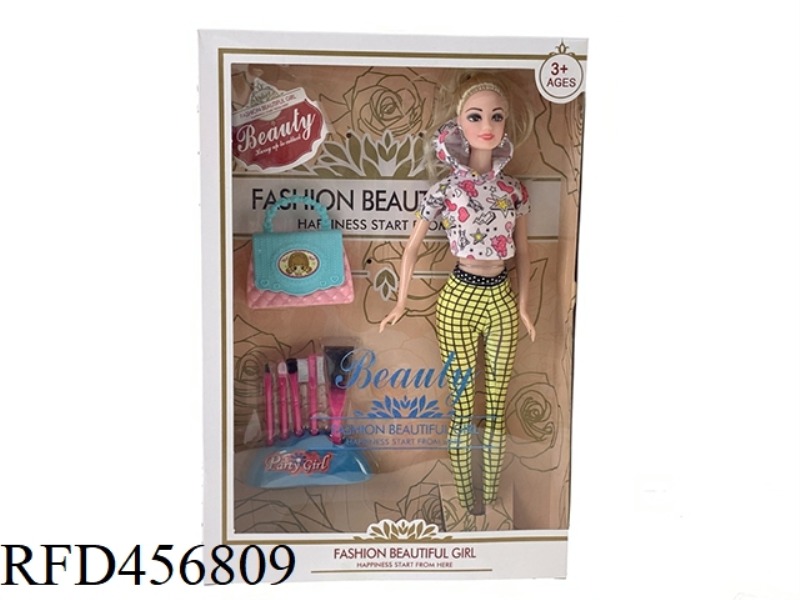 11 INCH 5 JOINT PONYTAIL SUIT BARBIE WITH ACCESSORIES
