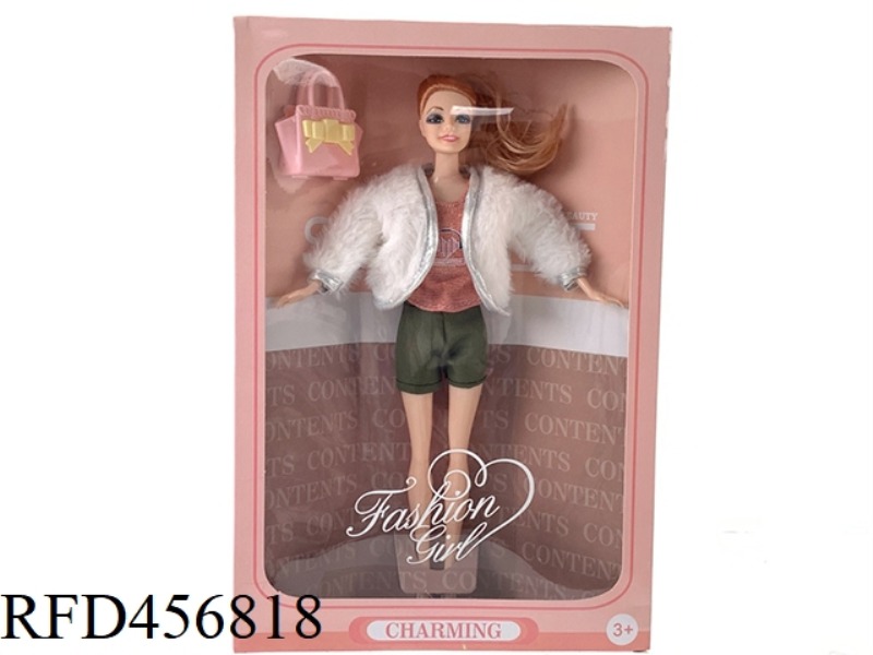 11 INCH FASHION SUIT BARBIE DOLL WITH BAG