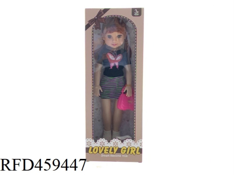 18 INCH EMPTY DOLL WITH ACCESSORIES