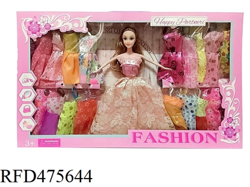 11.5 INCH LIVE HAND SOLID BODY 11 INCH BARBIE DRESS
