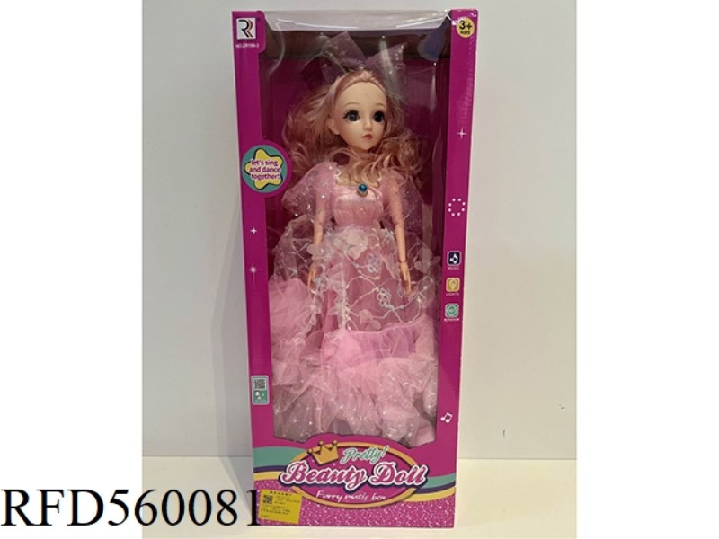 LIGHTS AND MUSIC 22 INCH BARBIE