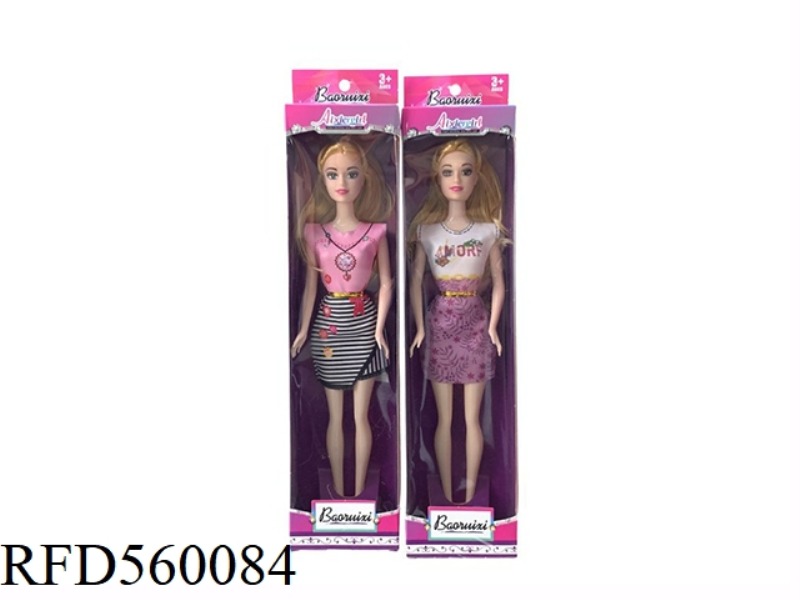 ELEVEN INCH SOLID BARBIE DOLL