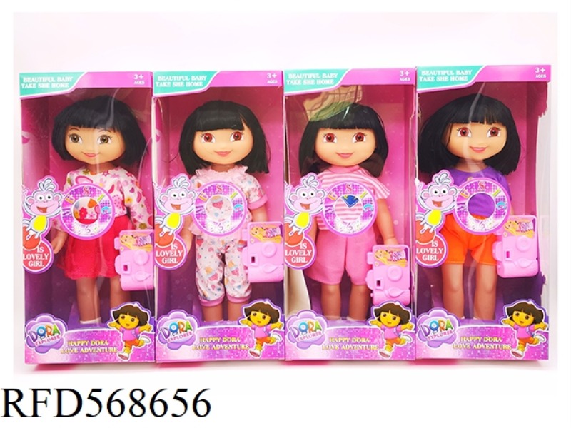 14 INCH EMPTY BODY WITH MUSIC IC DORA DOLL WITH CAMERA 4 MIXED MODELS
