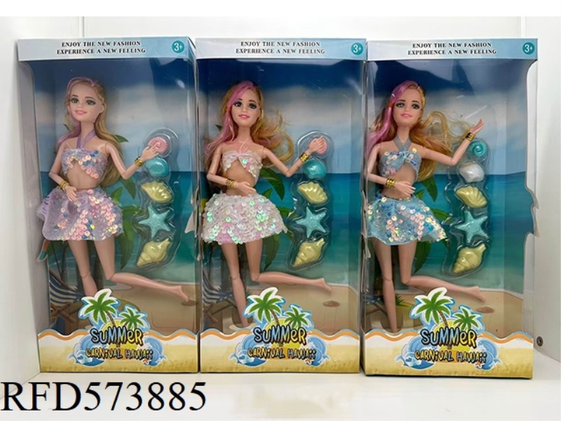 11 INCH 11 JOINTS FASHION BARBIE SWIMSUIT+ACCESSORIES