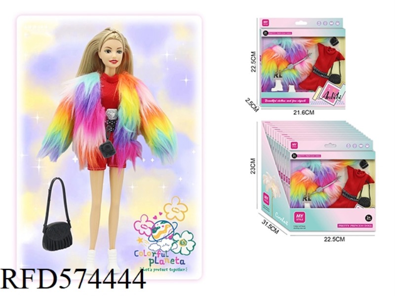 COLORFUL DOLL WINTER 12PCS