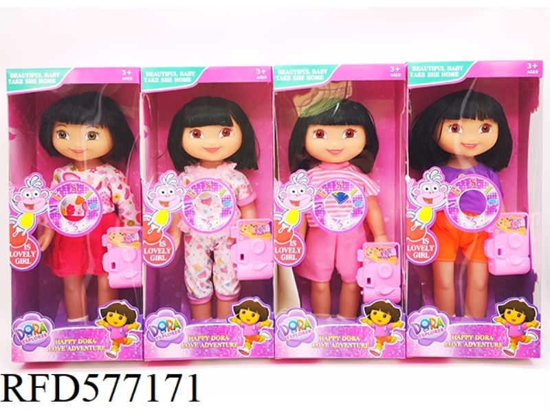 14 INCH BARE BODY WITH MUSIC IC DORA DOLL WITH CAMERA