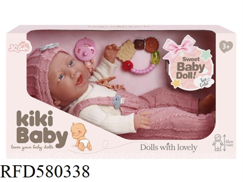 16 INCH VINYL DOLL WITH ACCESSORIES
