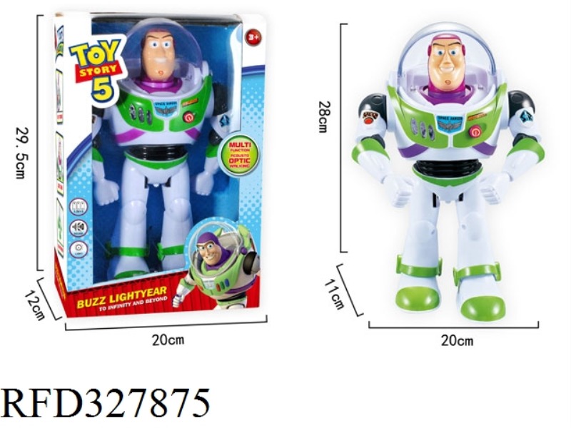 B/O SPACEMAN BUZZ LIGHTYEAR WITH LIGHT AND MUSIC
