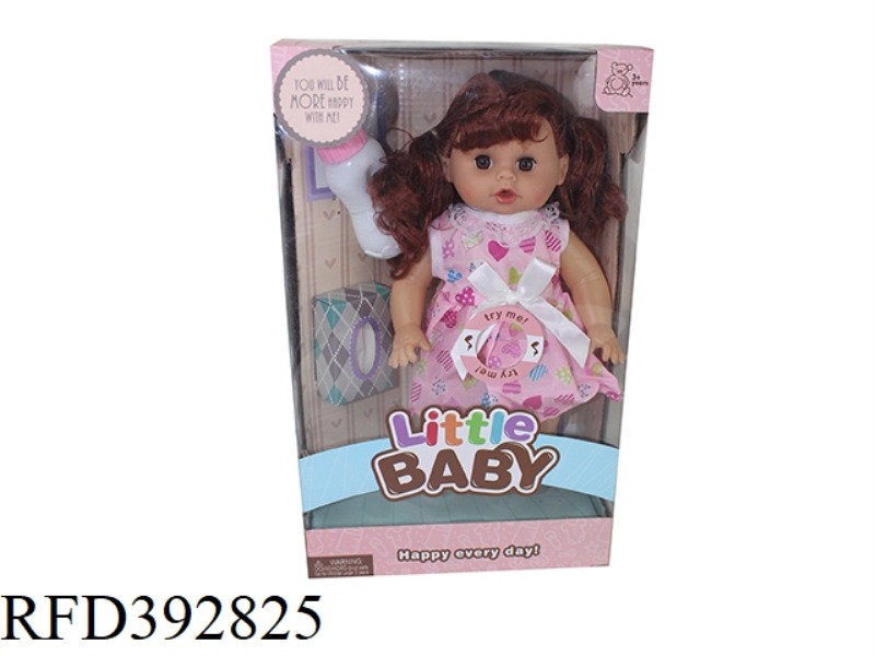 14 INCH DOLL SET WITH ENGLISH IC