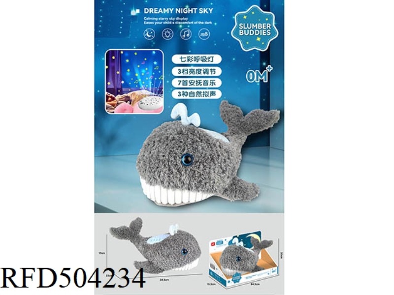 WHALE SOOTHES PROJECTOR PLUSH DOLL