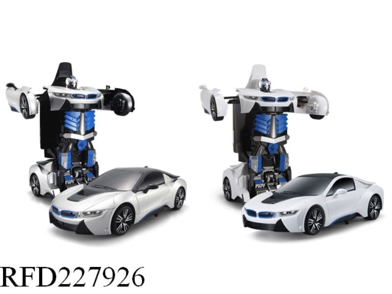 1:14 BMW I8 SIMULATION R/C DEFORMATION OF AUTOBOTS WITH LIGHT(INCLUDE BATTERY)