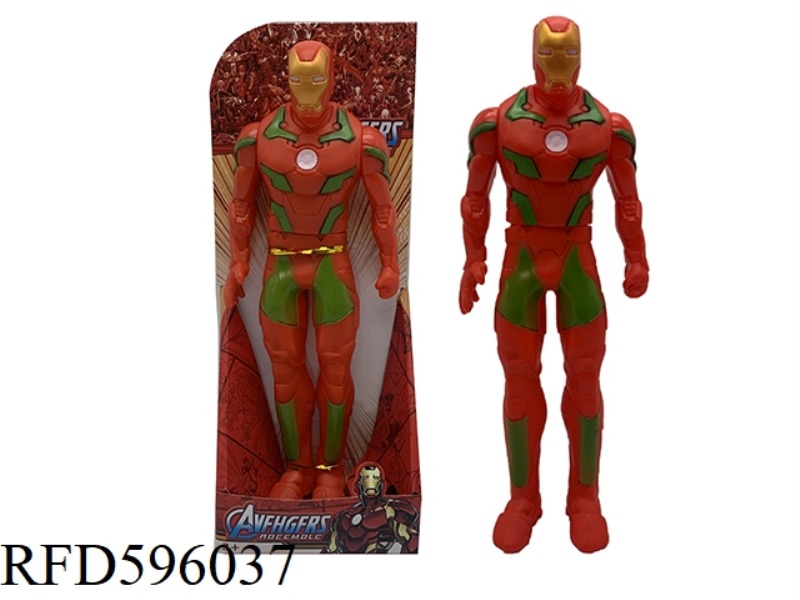 COMIC LEAGUE OF LEGENDS 11.5 INCH VINYL 3RD GENERATION IRON MAN WITH THEME LIGHTING AND MUSIC.