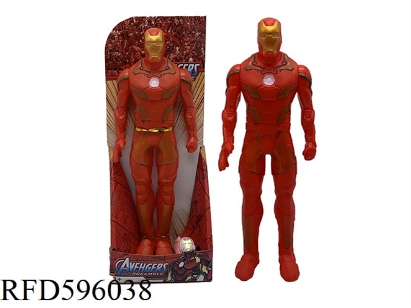 COMIC LEAGUE OF LEGENDS 11.5 INCH VINYL 4TH GENERATION IRON MAN WITH THEME LIGHTING AND MUSIC.