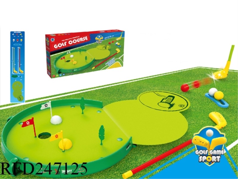 ASSEMBLED GOLF COURSE (WITH VOICE & LIGHT)