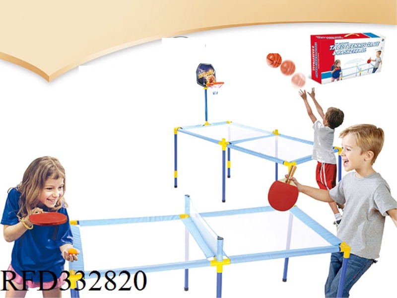 2 IN 1 TABLE TENNIS GAME BASKETBALL