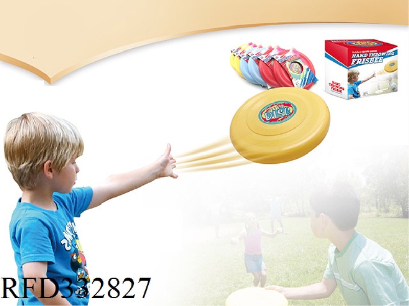 HAND THROWING FRISBEE