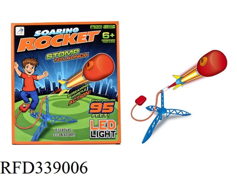 STOMP SOARING ROCKET WITH LIGHT