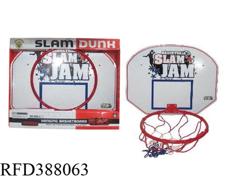 47*39CM HANGING IRON FRAME WOODEN BASKETBALL BOARD (6 CENTIMETERS THICK WITHOUT EDGE BANDING)