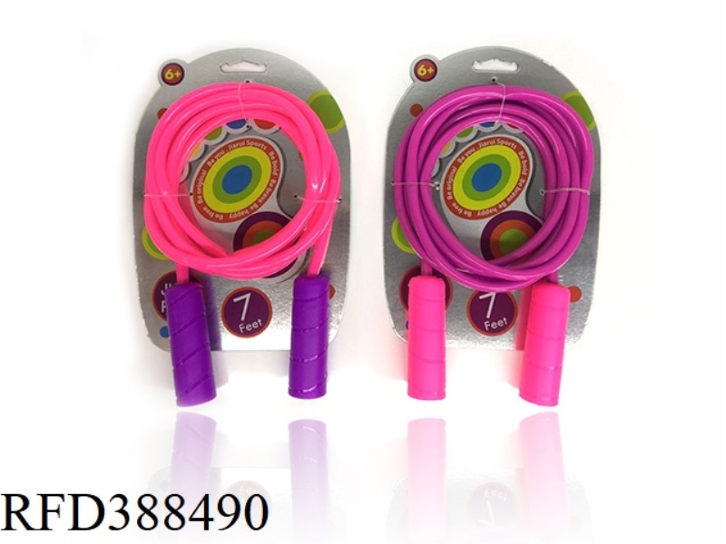 SKIPPING ROPE, 2 COLORS MIXED (PINK/BLUE)