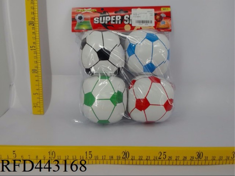 4-INCH FOOTBALL FOUR COLORS