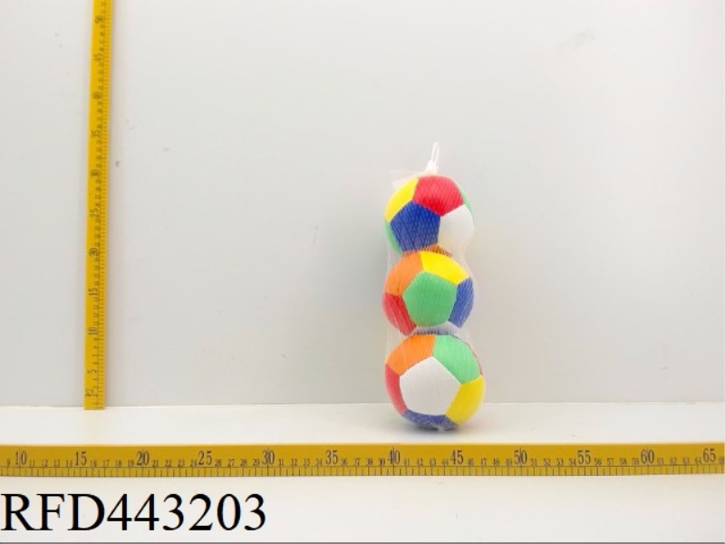 4-INCH 3-PIECE 12 PIECE COLORED BALL