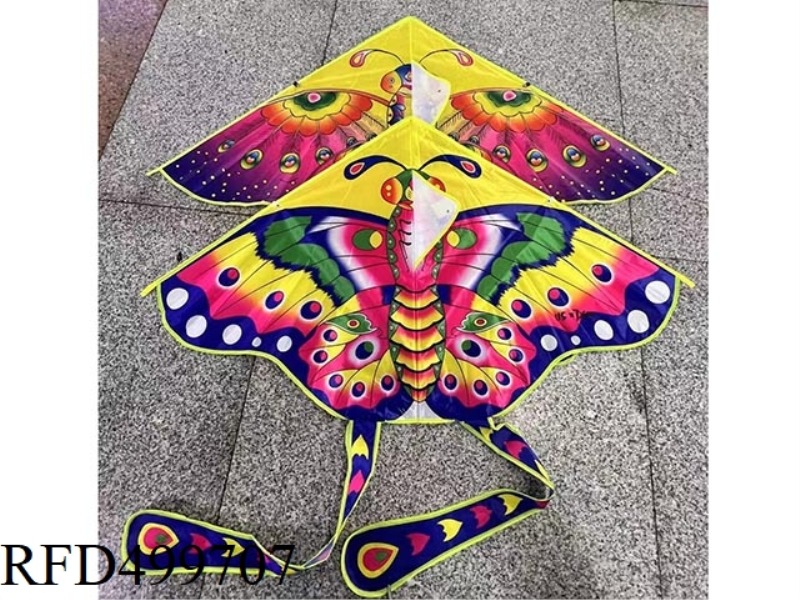 128 BRIGHT CLOTH BUTTERFLY KITE