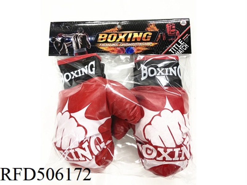 BIG RED BOXING GLOVES