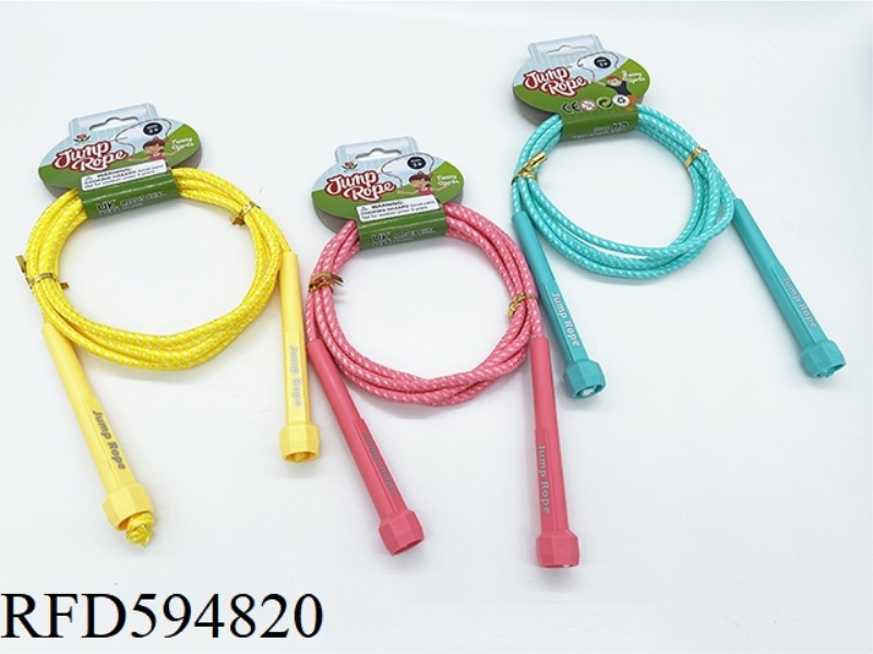 TRI-COLOR ENVIRONMENTAL PROTECTION SKIPPING ROPE