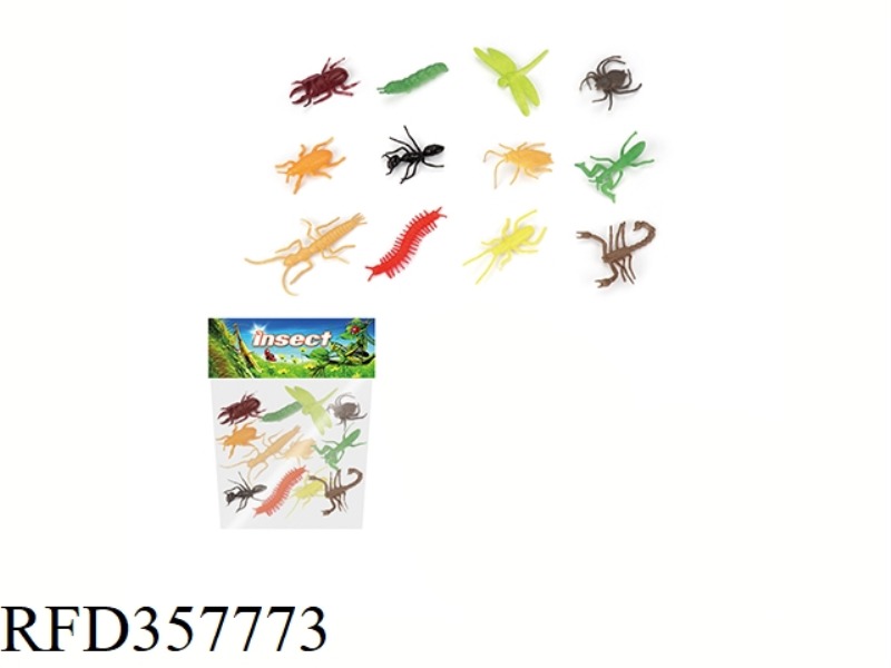 12PCS MINI INSECT PACKAGE