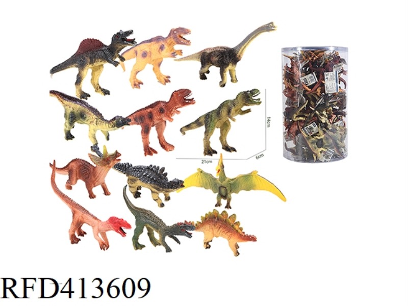 SMALL DINOSAUR WITH B WHISTLE (12 TYPES ASSORTED, 72 PCS/TUBE)