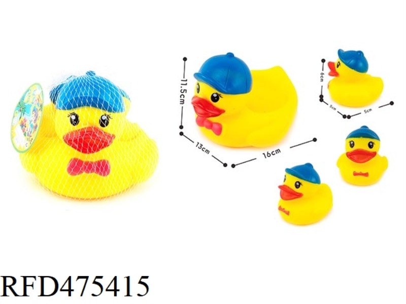 BIG SPORTS DUCK MOTHER AND SON SET (LARGE + SMALL 4PCS)