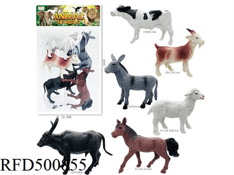 FINE PASTURE ANIMALS (6PCS)