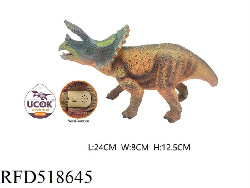 12 INCH TRICERATOPS VOCALIZING MODEL