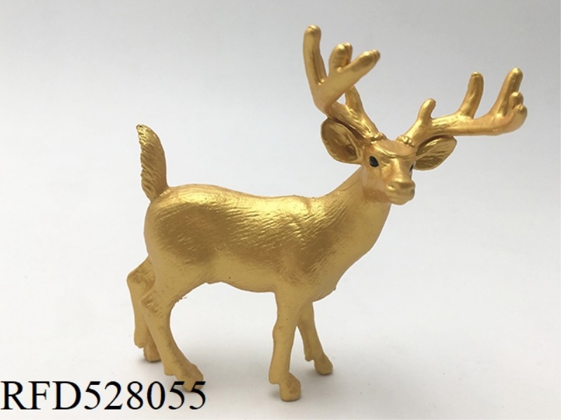 GOLDEN MALE WHITE TAIL DEER (SMOOTH FACE)