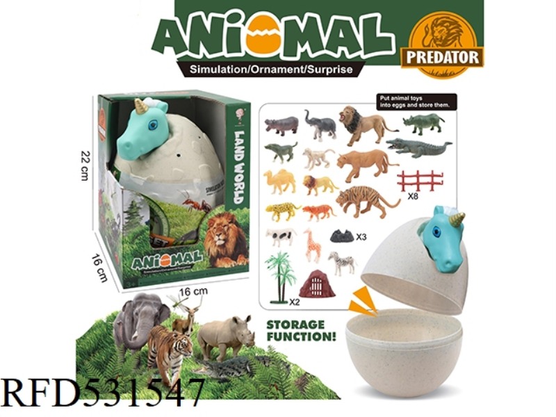 ANIMAL EGGS IN BOXES