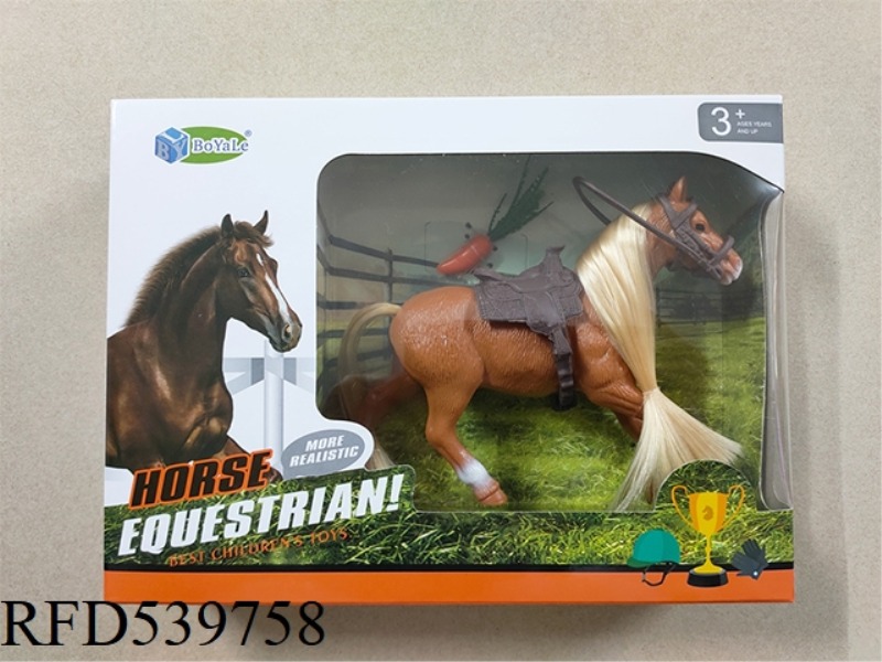 FULL-BODY SIMULATION HORSE WITH LARGE SIMULATION HORSE