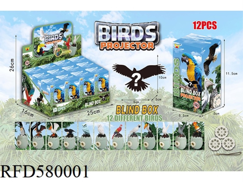 BIRD BLIND BOX SERIES 12PCS