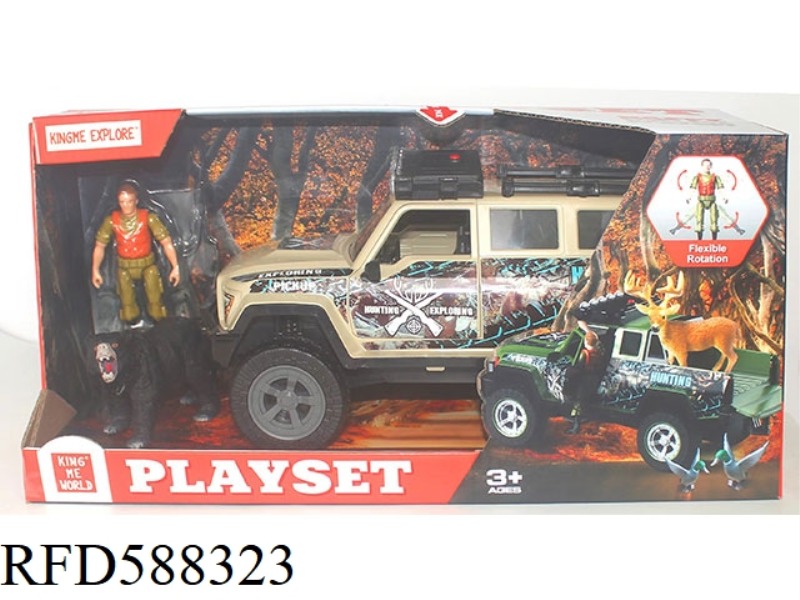 ANIMAL SERIES, THREE ROW SLIDING OFF-ROAD VEHICLE WITH WINDOWS, EQUIPPED WITH LIGHTS AND SOUND