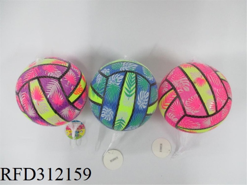 9 INCHES INFLATABLE VOLLEYBALL(COLOR PRINTING)