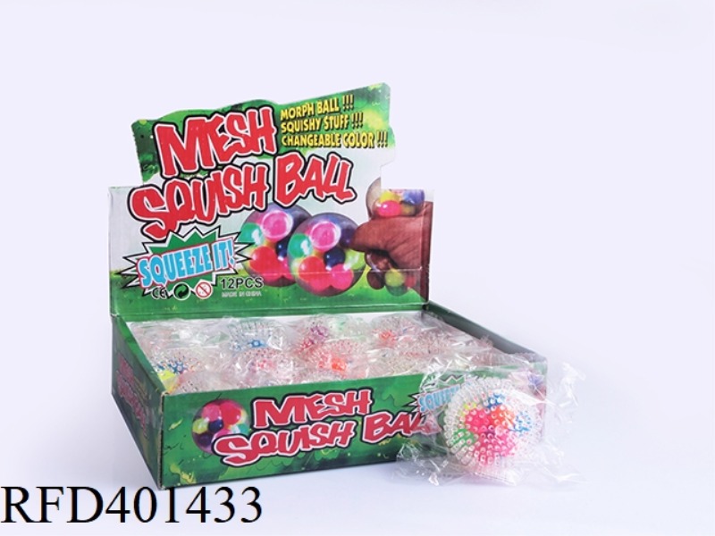 6.0 BARBED TRANSPARENT BALL IN THE BALL 12PCS
