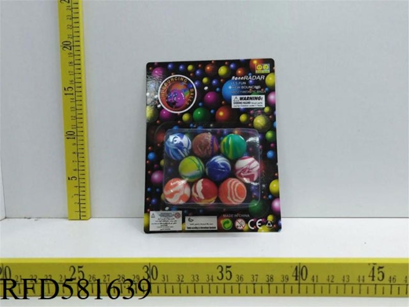 CAMOUFLAGE BOUNCY BALL 9 PIECES