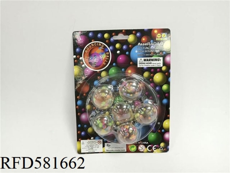 BEADS ELASTIC BALL 6 PIECES
