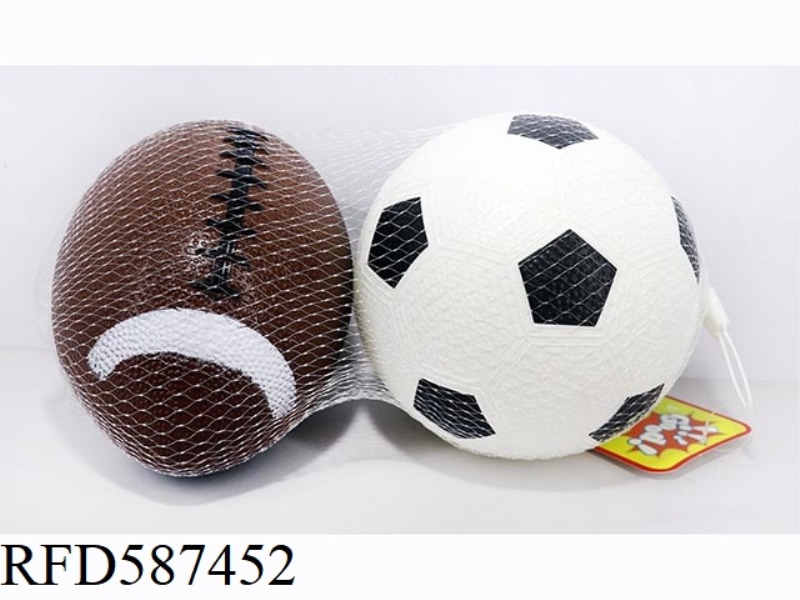 THICKENED 5-INCH FOOTBALL AND RUGBY