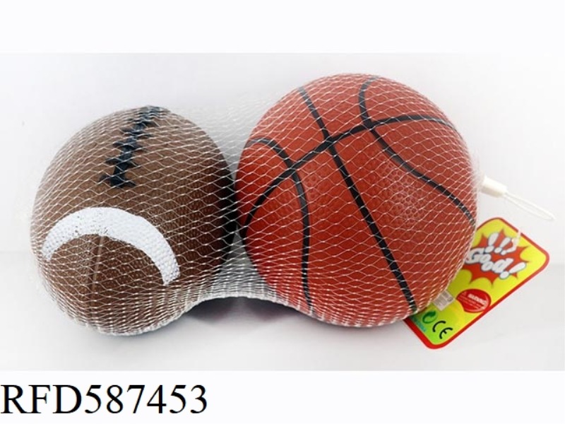 THICKENED 5-INCH BASKETBALL AND FOOTBALL